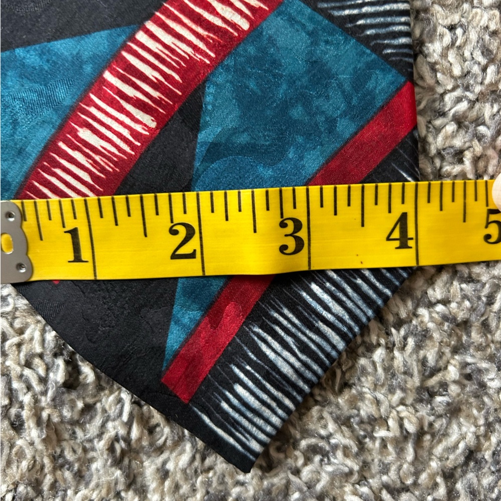 Bundle of 5 all silk men’s vintage abstract art ties - Picture 8 of 9